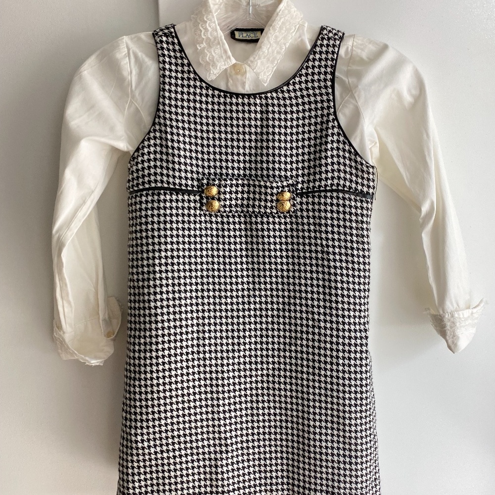 The Children's Place Black and White Dress